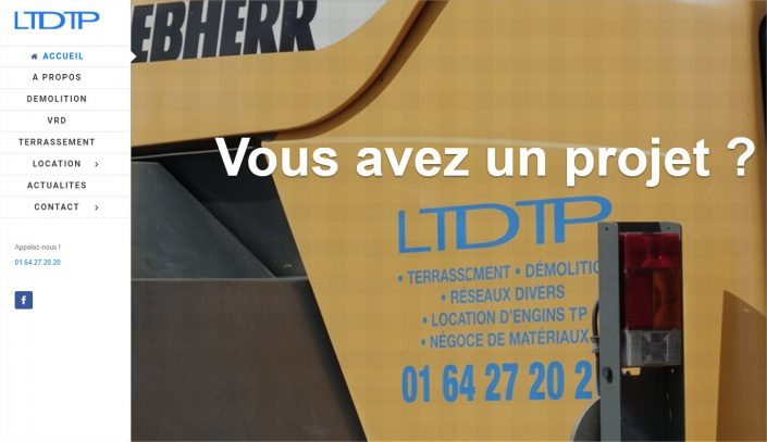 LTDTP SAS – Terrassement Démolition Travaux Publics Location